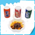 Mini goma de mascar sabor cola doce e sprite 7g 