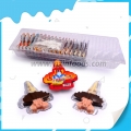 doce formato de avião chocolate creme xícara de chocolate 
