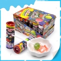 Novo design de pirulito com doces estourando 