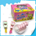 Pirulito de marshmallow 6 em 1 com design de desenho animado de coração para coração 