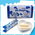 70 balas macias sabor leite branco 