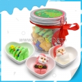 maeshmallow em forma de boneco de neve 