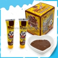 20g de geleia de chocolate sabor morango em bisnaga 