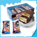 Torta de marshmallow com cobertura de chocolate doce de 28g 