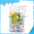 Embalagem de 500g de marshmallow de frutas multicoloridas 