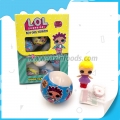 Blocos de montar para meninas LOL com doces de apito 