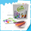 Balas de gel com sabor de frutas em bastão 