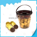 moeda de chocolate de alta qualidade e bom gosto para venda por atacado 