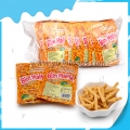 Mini batata frita sabor origem embalagem individual 