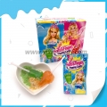 Pirulito para mãos e pés com sabor de frutas e balas estourando 