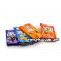 Balas duras de 4 sabores com frutas 