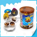 100 unidades de copo de biscoito de chocolate em pote 