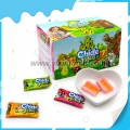 embalagem blister doce Orbet mini goma de mascar de menta e frutas 