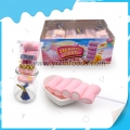 Pirulito de marshmallow em formato de churrasco HALAL Bala macia e doce 