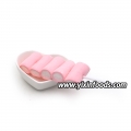 Pirulito de marshmallow em formato de churrasco HALAL Bala macia e doce 