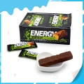 Biscoito energético de chocolate em embalagem individual 