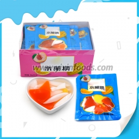 Gelatina de frutas natural