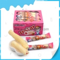 Barra de leite doce com geleia de frutas e centro de barra de leite recheado 