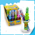 Pirulito de brinquedo engraçado com giro de mão e manivela 