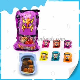 Chocolate de carro com biscoitos