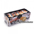Bolo assado sabor leite rocambole suíço 