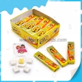Chiclete sabor banana halal com tatuagem 