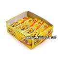 Chiclete sabor banana halal com tatuagem 