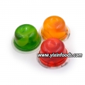Copo de gelatina de frutas halal sabor fruta 