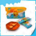 338g Novo biscoito crocante sabor leite 