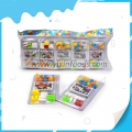 Blocos de doces de brinquedo 3 em 1 com pôquer e doces 