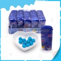 Chiclete sabor mirtilo halal em garrafa 
