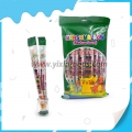 Grande embalagem de frutas coloridas marshmallow longo torcido 