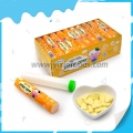 Compressa doce sabor banana com leite de vaca em tubo 