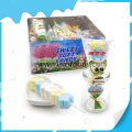 Marshmallow em forma de flor, doce e macio 