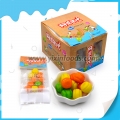 chiclete em formato de bola de basquete de frutas 