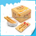 12g de biscoito de palito de rolinho primavera com leite de feijão doce 