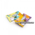 Biscoito wafer sabor pêssego branco 