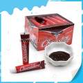 Doce de creme sabor chocolate com geleia líquida 