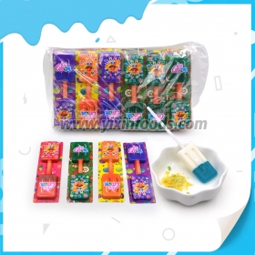 pirulito com doces estourando