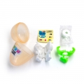 Ovo surpresa de plástico com doces de brinquedo Halal 