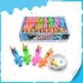 Brinquedo doce brinquedo lançador de foguetes doce duro 