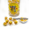Chiclete de pato amarelo com geleia 