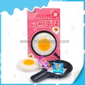 Gelatina de ovo frito Halal com doces estourados 