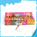 Bala de cana dura sabor frutas coloridas misturadas 