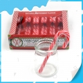 Bala de cana sabor menta natural rosa e branca 