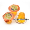 Copo de gelatina sabor fruta em pote 