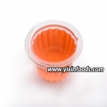 Copo de gelatina sabor fruta em pote 