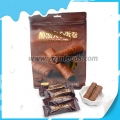 Rolinhos primavera com recheio de chocolate e geleia 