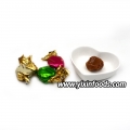 Doce de chocolate com caramelo 