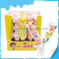 pirulito de marshmallow macio, doce, frutado, fofo, em formato de desenho animado 